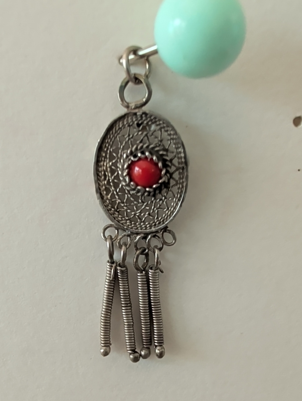 Silver-Tone Dreamcatcher Pendant - Women's Jewelry